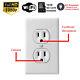 Hot! Ac Wall Outlet Security Mini Camera 1080p Hd Wifi Ip Home Nanny Camera