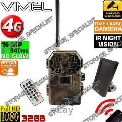 Hunting Camera 4G 3G Security Remote View Game House Solar Power Farm Home