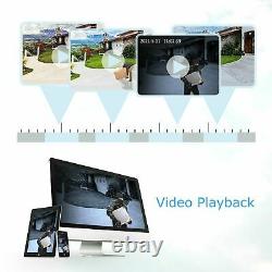 IP 8CH DVR Outdoor CCTV Security Camera System Surveillance IR Night Vision Home