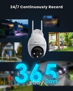 IeGeek 3MP 2K Security IP Camera WiFi Two-Way Audio PTZ Home Outdoor Color Night