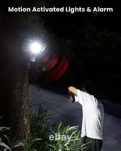 IeGeek Outdoor 2K Floodlight Camera Home Security Camera Wired Flood Light CCTV