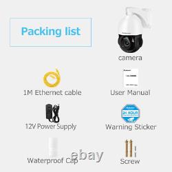 JENNOV Outdoor Home Security Wired PoE Camera 8MP Night Vision Audio 30× Zoom
