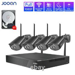 JOOAN 1296P HD Wireless Home Security Camera System 8CH NVR Outdoor CCTV Audio