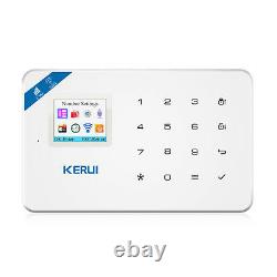 KERUI 720P CCTV IP Camera W18 Wireless WiFi GSM SMS Home Security Alarm System