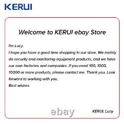KERUI 8CH H. 265+ 5MP Lite DVR 1080P Outdoor CCTV Home Security Camera System Kit