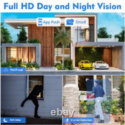 KERUI 8CH H. 265+ 5MP Lite DVR 1080P Outdoor CCTV Home Security Camera System Kit