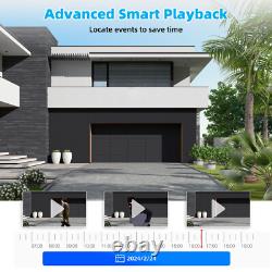KERUI 8CH H. 265+ 5MP Lite DVR 1080P Outdoor CCTV Home Security Camera System Kit