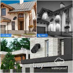 KERUI 8CH H. 265+ 5MP Lite DVR 1080P Outdoor CCTV Home Security Camera System Kit