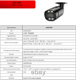 KERUI 8CH H. 265+ 5MP Lite DVR 1080P Outdoor CCTV Home Security Camera System Kit