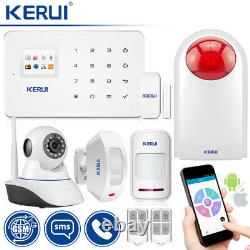 KERUI G18 Wireless GSM Home Burglar Security Alarm System Siren WIFI IP Camera