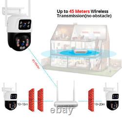 KERUI Security Camera System Outdoor Wireless Audio Wi-Fi Home CCTV 6MP 8CH NVR