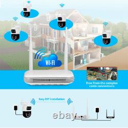 KERUI Security Camera System Outdoor Wireless Audio Wi-Fi Home CCTV 6MP 8CH NVR