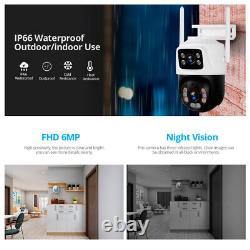 KERUI Security Camera System Outdoor Wireless Audio Wi-Fi Home CCTV 6MP 8CH NVR