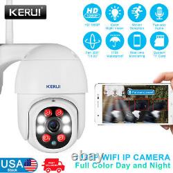 KERUI WIFI IP Security Camera Wireless Waterproof 1080P Smart PTZ Outdoor Cam