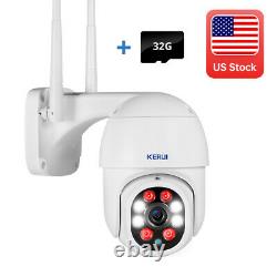 KERUI Wireless IP Camera Outdoor CCTV Security System HD 1080P WIFI PTZ 2MP