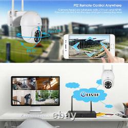 KERUI Wireless IP Camera Outdoor CCTV Security System HD 1080P WIFI PTZ 2MP