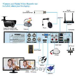 KKMOON 4CH 1080P DVR Outdoor Home CCTV Security Camera System IR Night Vision