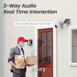 K Cameras for Home Security. 4G WiFi Outdoor Camera Wireless Solar/Battery 2