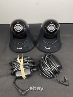 Kodak WiFi Video Monitoring Surveillance Security Camera Model CFH-V15 Set Of 2