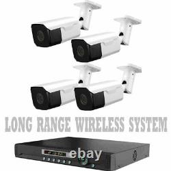 LONG RANGE WIRELESS TRANSMIT UP TO 1700 FT Security Cameras Night Vision With DVR