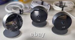 LOT OF 5 Logitech Circle View Weatherproof Wired Home Security Camera For Apple