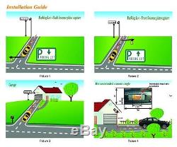 License Plate Recognition IP Camera 2.1MP 1080P 5-50mm Varifocal Lens 10 LEDs