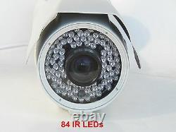 License Plate TVI Camera 2.4MP 1080P Long Range 5-50mm Lens 84 IR LEDs Sony CMOS