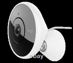 Logitech Circle 2 Indoor/Outdoor Wired Home Security Camera for Alexa Google