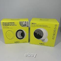 Logitech Circle 2 Wireless Indoor/Outdoor Home Security Camera & Window Mount