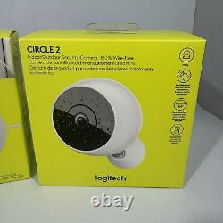 Logitech Circle 2 Wireless Indoor/Outdoor Home Security Camera & Window Mount