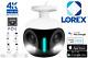 Lorex 4k 8mp Dual Lens Ip Wired Security Camera Smart Lighting 180° Panoramic