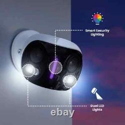Lorex 4K 8MP Dual Lens IP Wired Security Camera Smart Lighting 180° Panoramic