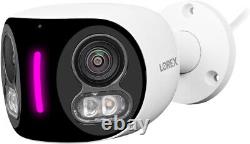 Lorex 4K 8MP Dual Lens IP Wired Security Camera Smart Lighting 180° Panoramic