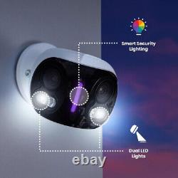 Lorex 4K 8MP Dual Lens IP Wired Security Camera Smart Lighting 180° Panoramic
