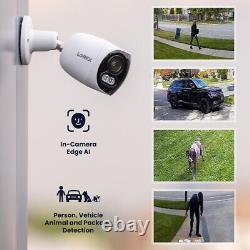 Lorex 4K 8MP Dual Lens IP Wired Security Camera Smart Lighting 180° Panoramic