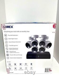 Lorex 4K Ultra Security System 8 Channel DVR with 6 C883DA 4K Bullet Cameras