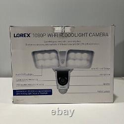 Lorex V261LCD-E 2MP 1080p 2-Way Audio Indoor/Outdoor Wi-Fi Floodlight Camera NEW
