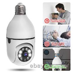 Lot 1080P IP E27 Light Bulb Camera Wi-Fi Wireless Smart Home Security IR Night