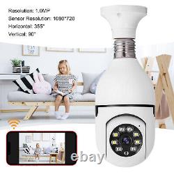 Lot 1080P IP E27 Light Bulb Camera Wi-Fi Wireless Smart Home Security IR Night