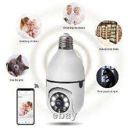 Lot 1080P IP E27 Light Bulb Camera Wi-Fi Wireless Smart Home Security IR Night