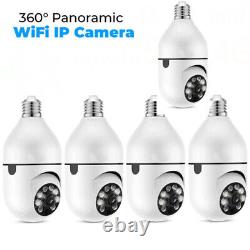 Lot 360° 1080P IP E27 Light Bulb Camera Wi-Fi Night Smart Home Wireless Security