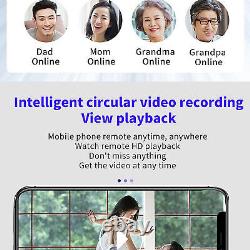 Lot Wireless Security Home Cam Panoramic 360° WiFi IP 1080P HD Camera Light Bulb
