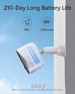 N1 2K HD 2-Cam Kit. No Subscription Fee Outside Cameras for Home Security
