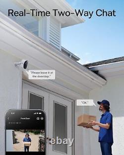 N1 2K HD 2-Cam Kit. No Subscription Fee Outside Cameras for Home Security