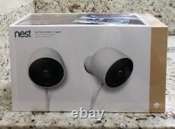 NEST Cam Outdoor Smart Security Camera (2-Pack) Model NC2400ES Sealed NEW