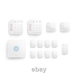 NEW 14 Piece Kit Ring Alarm 2nd Generation Home Security System White