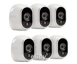 NEW Arlo VMS3630B-100NAS Wireless Home Security System with 6 Cameras included