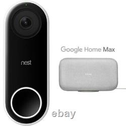 Nest Hello Video Doorbell NC5100 HD Smart WiFi Security Camera with Night Vision