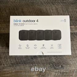 New 2024 Blink Outdoor 4 (4th Gen) 5 Camera Wireless HD Home Security System