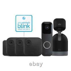 New Blink Home Security Camera System Bundle 4 Outdoor/indoor & Video Doorbell